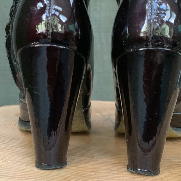 Rare Petusco Spain Patent Leather Boots - Picture 6 of 11